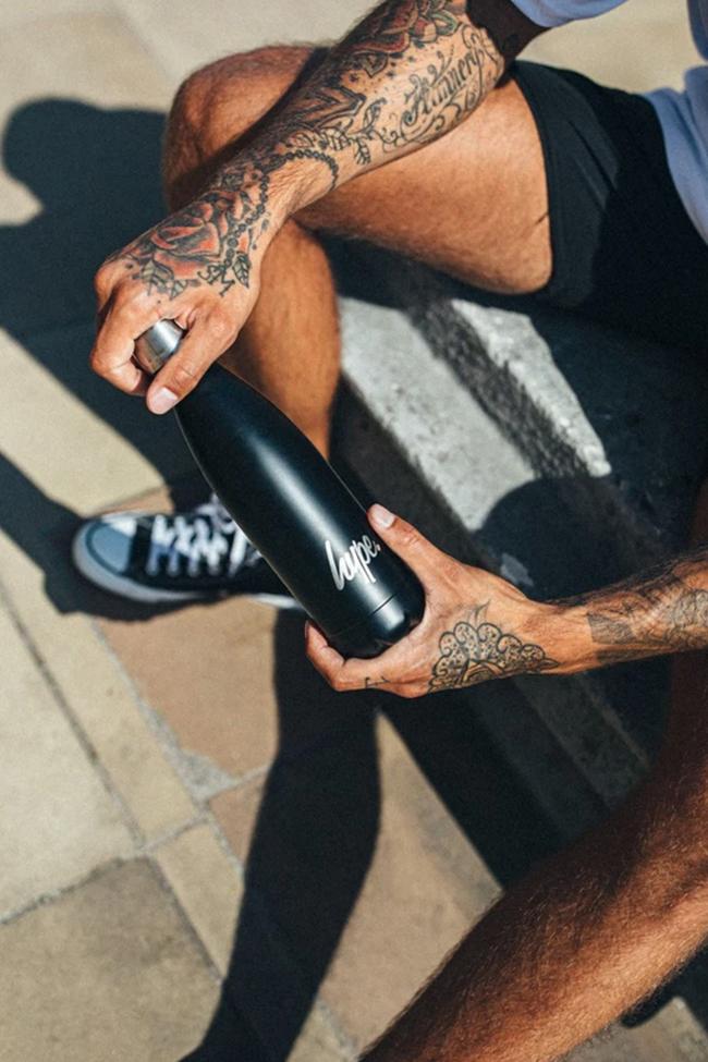 HYPE BLACK METAL WATER BOTTLE - 500ML