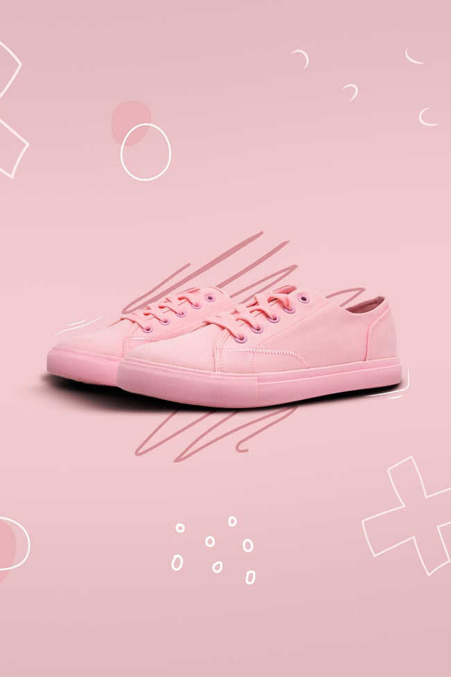 HYPE PINK PUMP KIDS TRAINERS