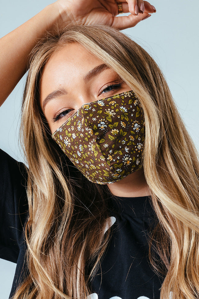 HYPE AUTUMN LEAVES ADJUSTABLE FACEMASK