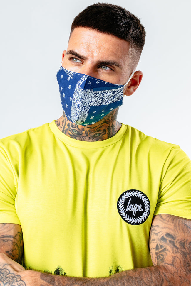 HYPE ADULT NAVY BANDANA ADJUSTABLE FACE MASK