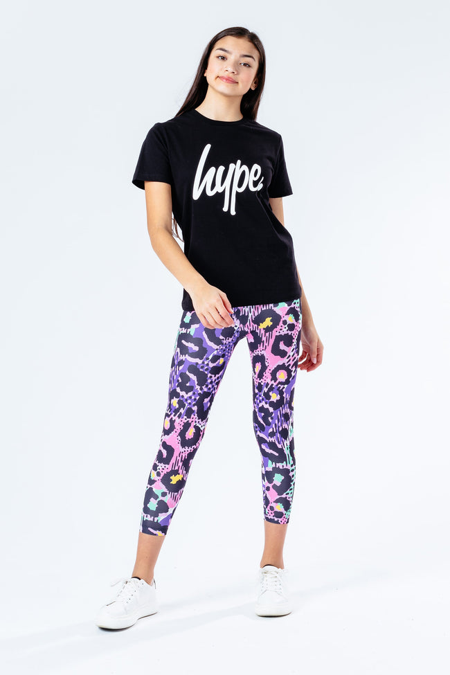 HYPE CHIC ANIMAL KIDS T-SHIRT & LEGGINGS SET