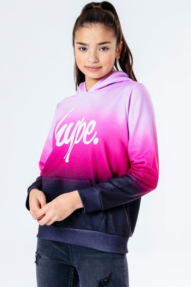 HYPE BUBBLEGUM FADE KIDS PULLOVER HOODIE