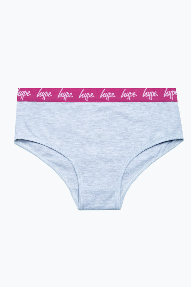 HYPE GIRLS PINK HEART 3 PACK BRIEFS