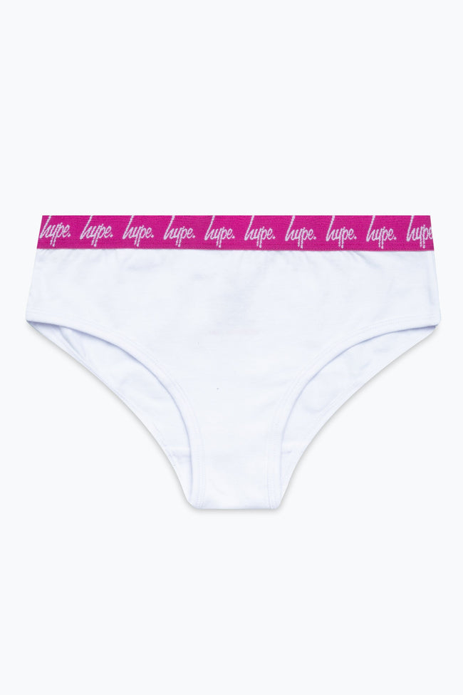 HYPE GIRLS PINK HEART 3 PACK BRIEFS