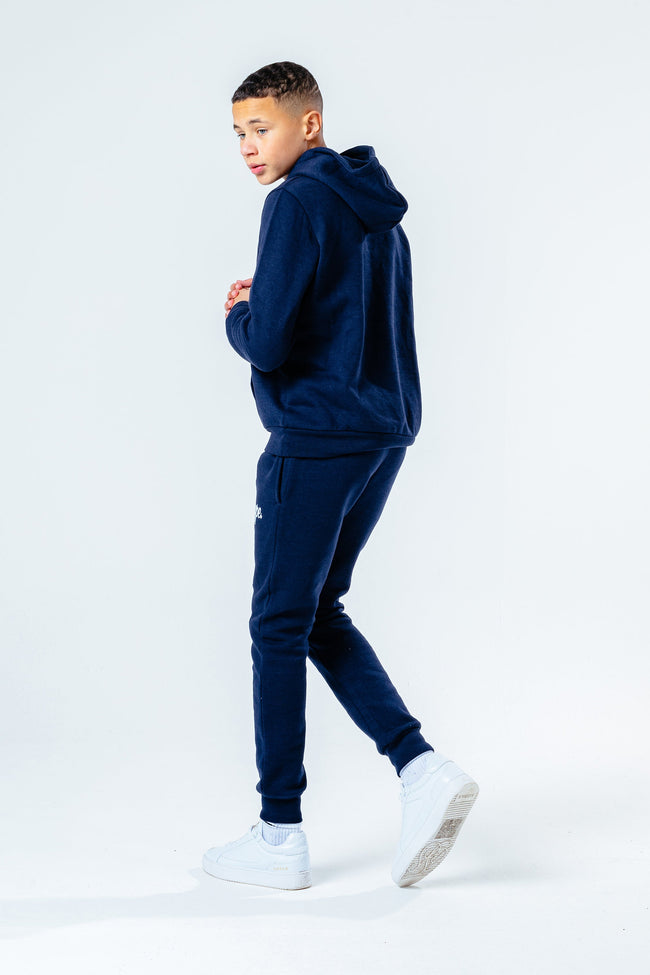 Hype Navy Script Kids Hoodie & Joggers Set