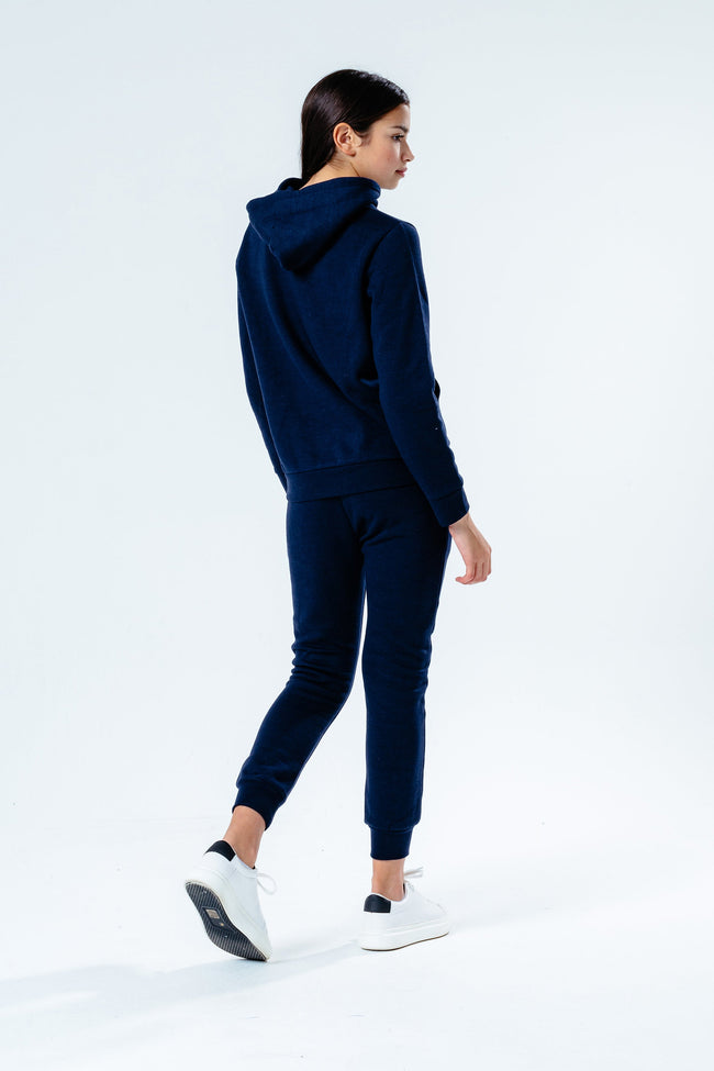 Hype Navy Script Kids Hoodie & Joggers Set