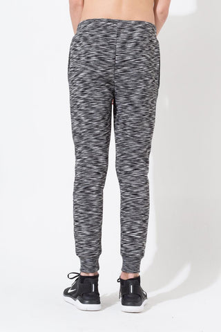 HYPE GREY BLACK SCRIPT KIDS JOGGERS