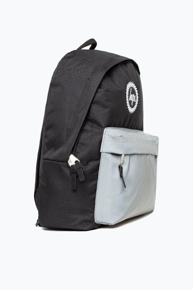 HYPE BLACK REFLECTIVE POCKET BACKPACK