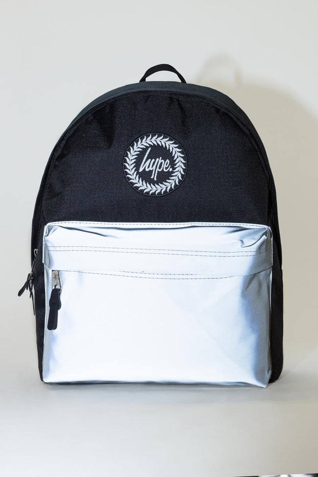 HYPE BLACK REFLECTIVE POCKET BACKPACK