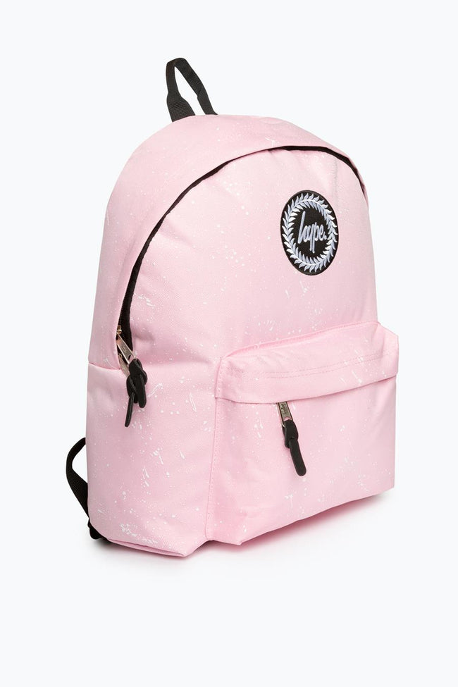 HYPE BABY PINK WITH WHITE SPECKLE BACKPACK