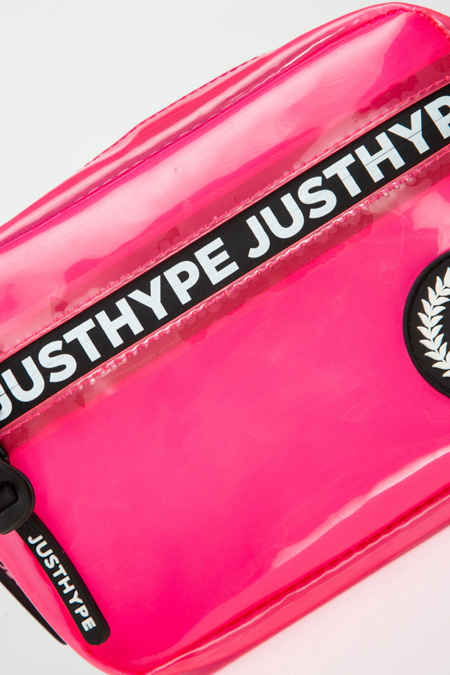 HYPE PINK TRANSLUCENT EVA PENCIL CASE