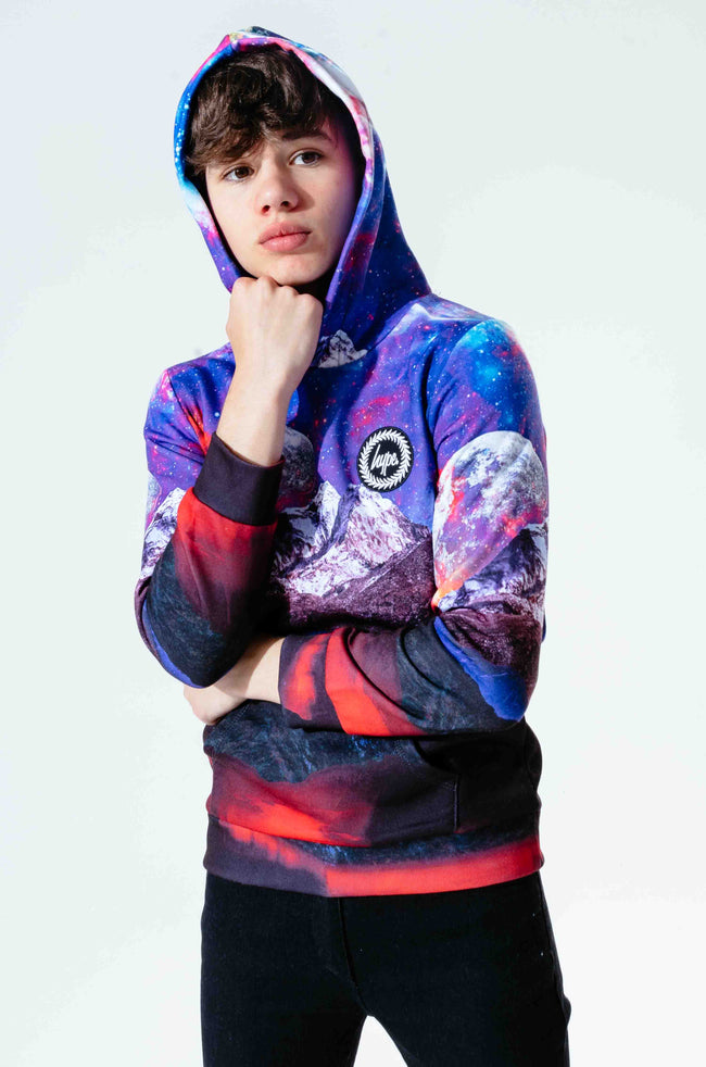 HYPE GALACTIC WORLDS KIDS PULLOVER HOODIE