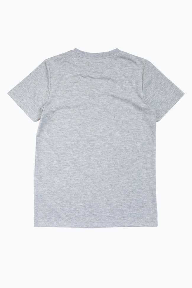 Hype Grey Drips Script Kids T-Shirt