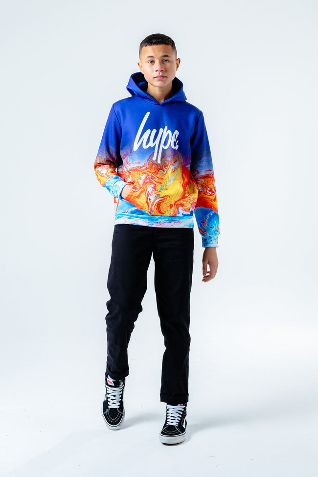 Hype Marble Fade Kids Pullover Hoodie