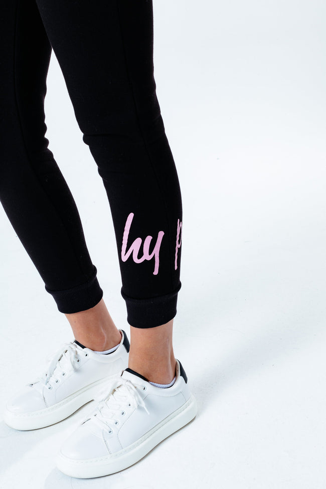 Hype Pink Script Kids Joggers