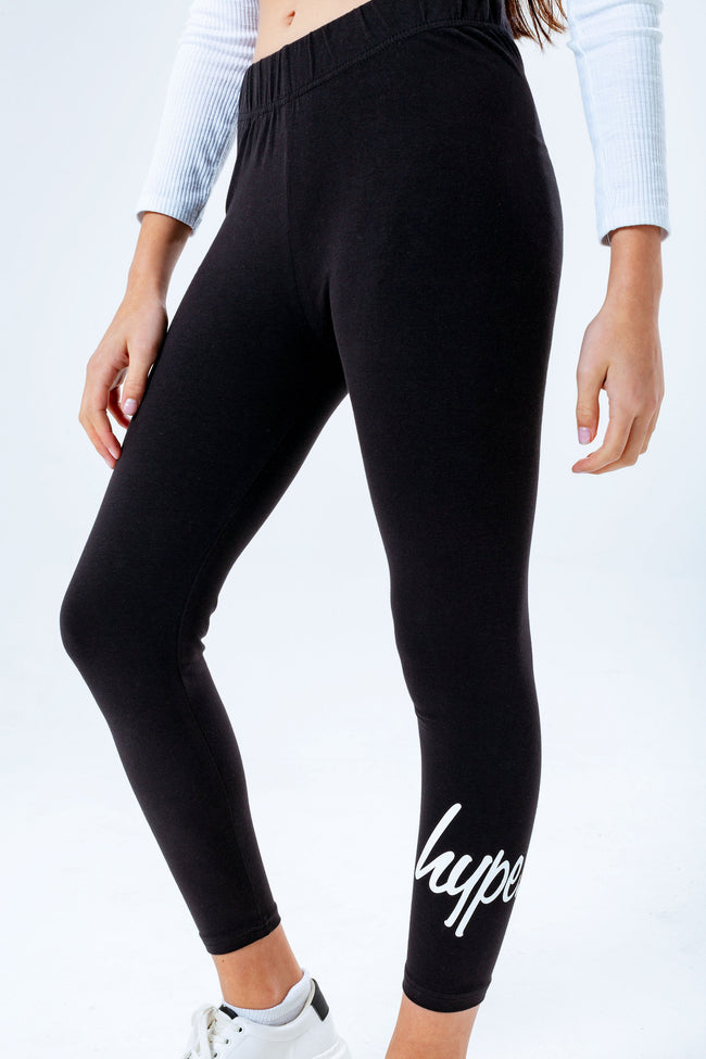 HYPE THREE PACK BLACK KIDS LEGGINGS