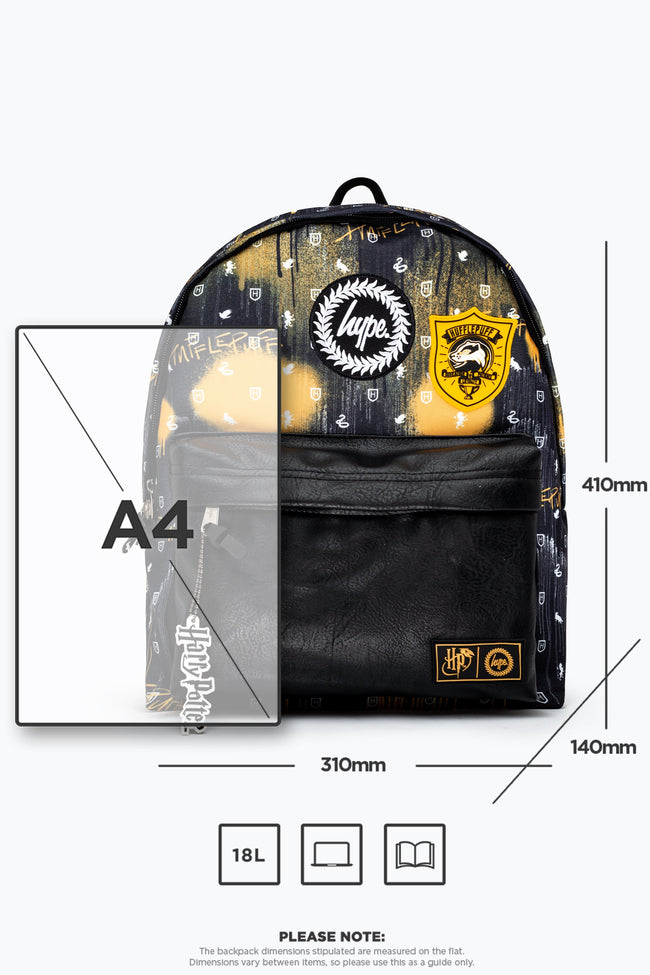 HARRY POTTER X HYPE. HUFFLEPUFF BACKPACK