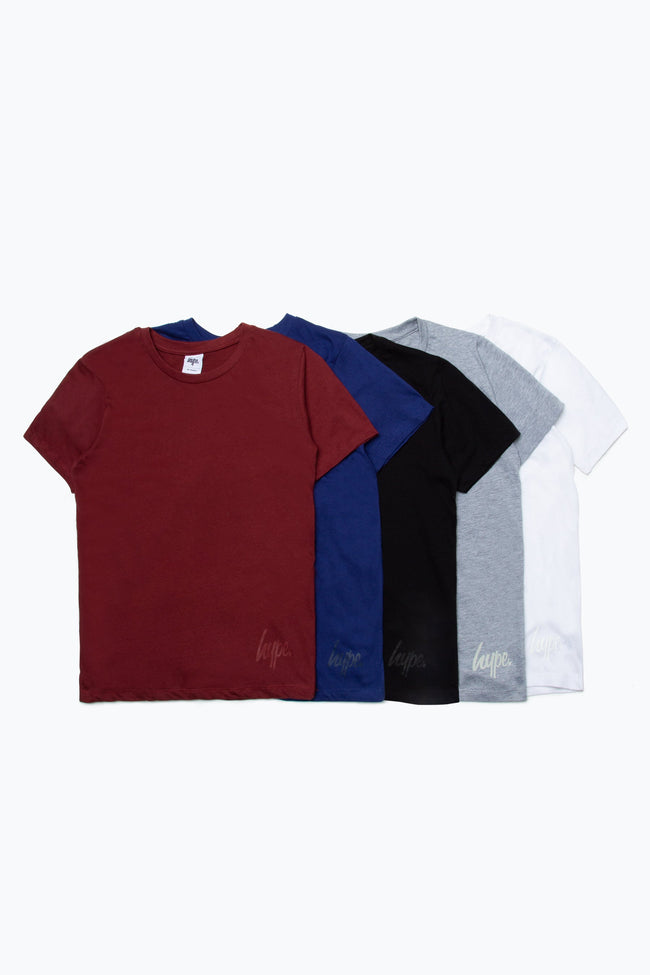 HYPE FIVE PACK MULTI COLOUR KIDS T-SHIRTS