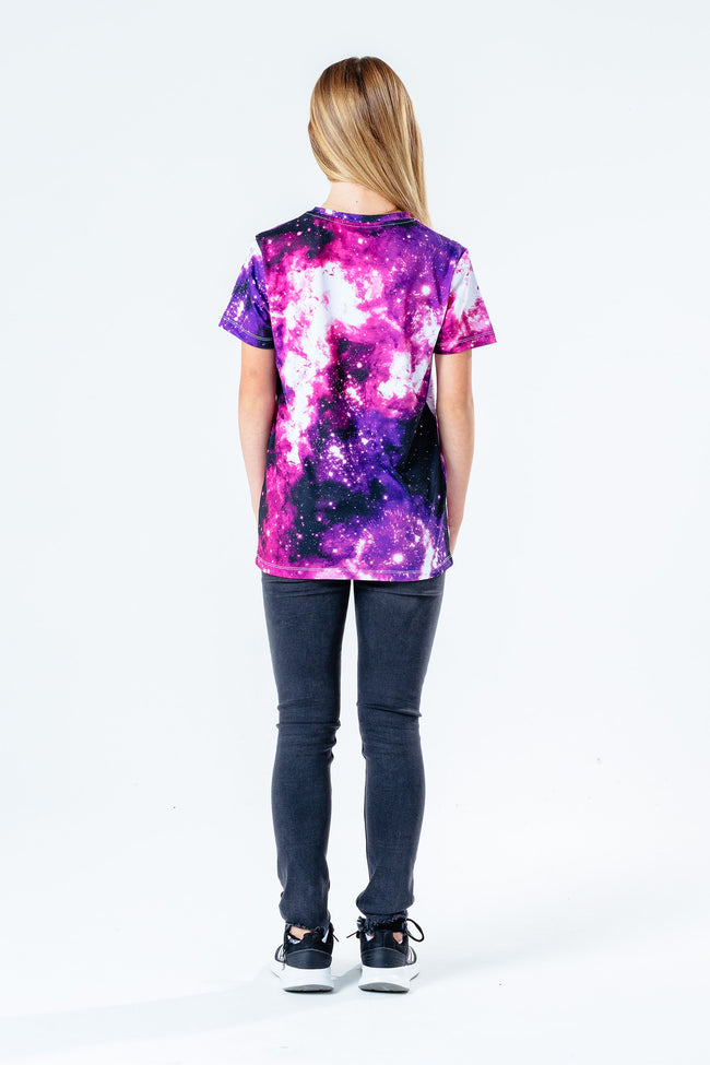 Hype Purple Galaxy Kids T-Shirt