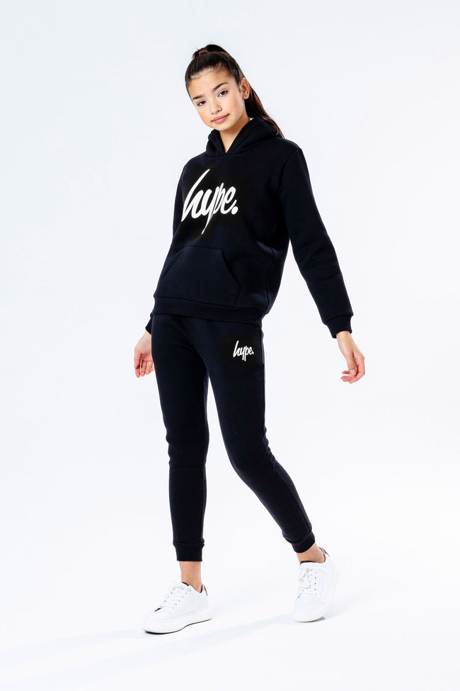 HYPE BLACK SCRIPT KIDS TRACKSUIT