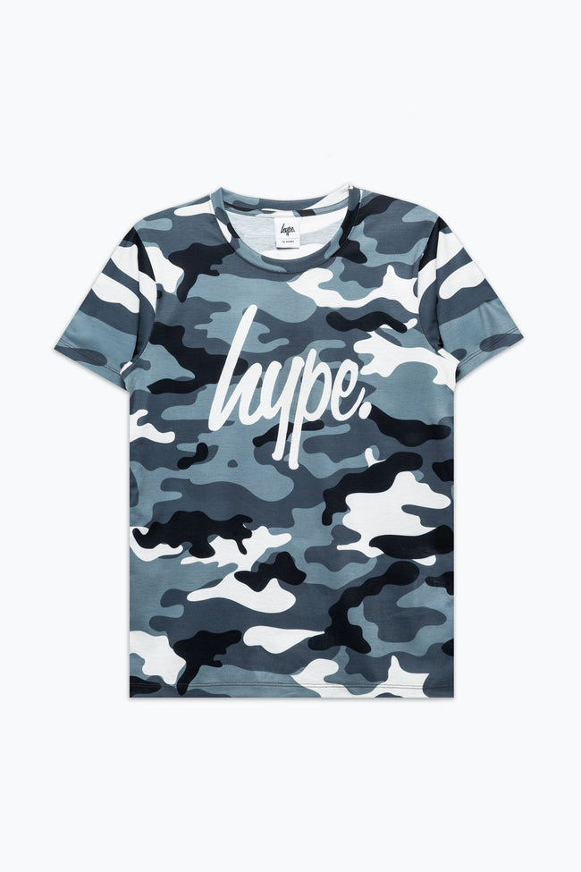 HYPE MULTI BLUE PRINTS 3 PACK BOYS T-SHIRT SET