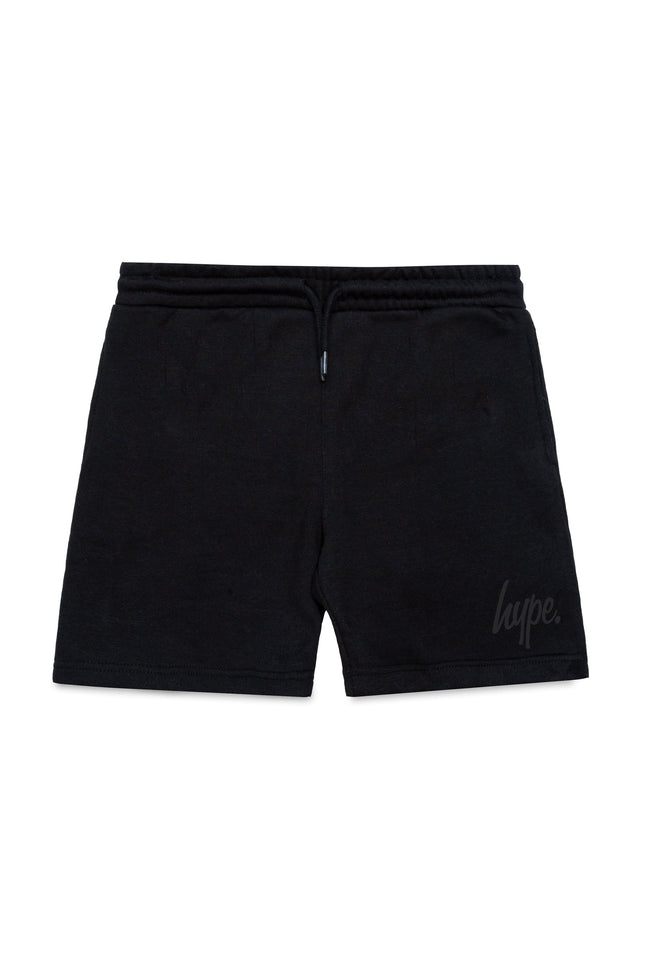 HYPE TWO PACK BLACK & GREY KIDS SHORTS