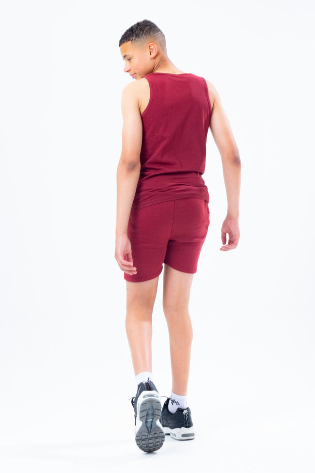 HYPE TWO PACK NAVY & BURGUNDY BOYS SHORTS