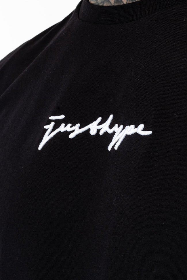 Hype Black Scribble Logo Men'S T-Shirt