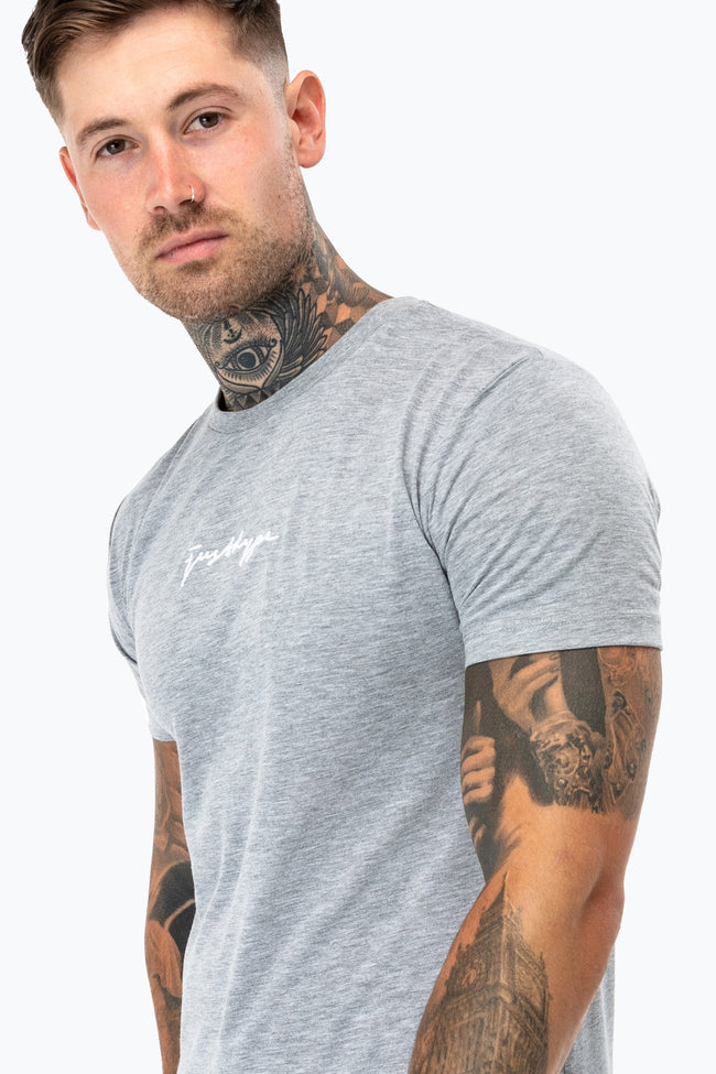 HYPE GREY SCRIBBLE T-SHIRT