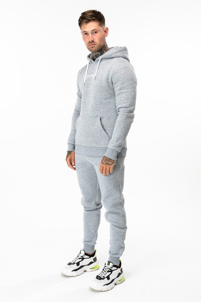 Hype Grey Scribble Logo Men'S Pullover Hoodie