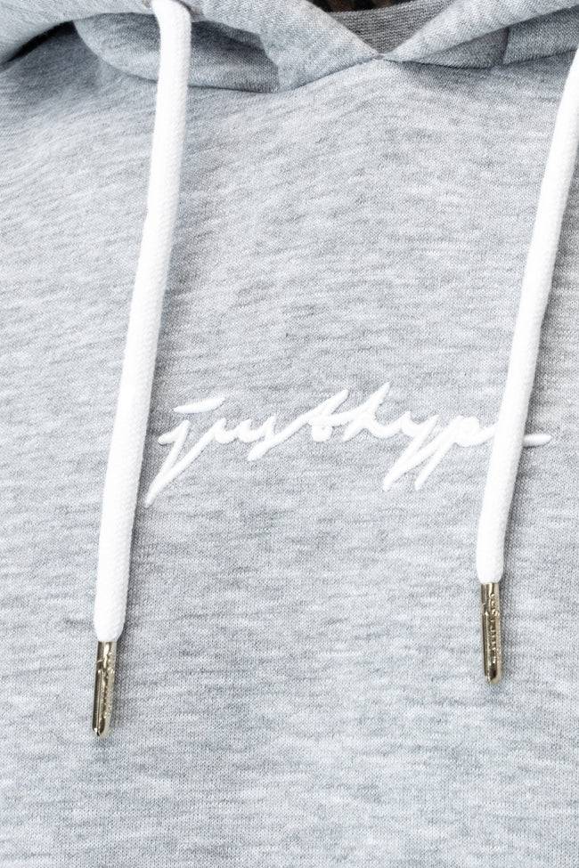 Hype Grey Scribble Logo Men'S Pullover Hoodie