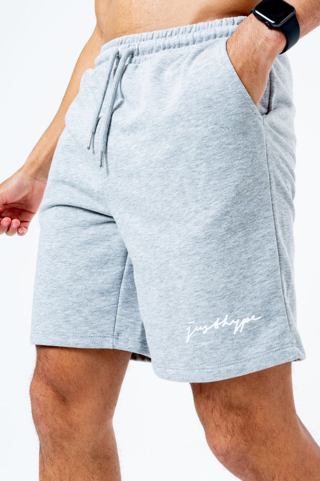 HYPE GREY SCRIBBLE LOGO MEN'S JERSEY SHORTS