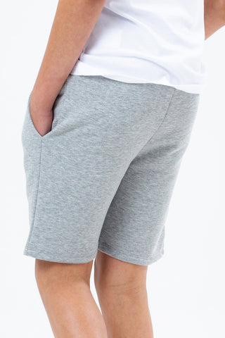 HYPE GREY SCRIPT BOYS JERSEY SHORTS