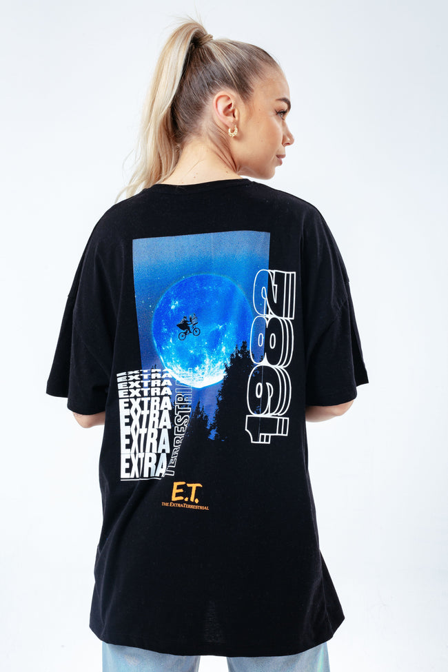 HYPE X E.T BLACK BACK PRINT ADULT T-SHIRT