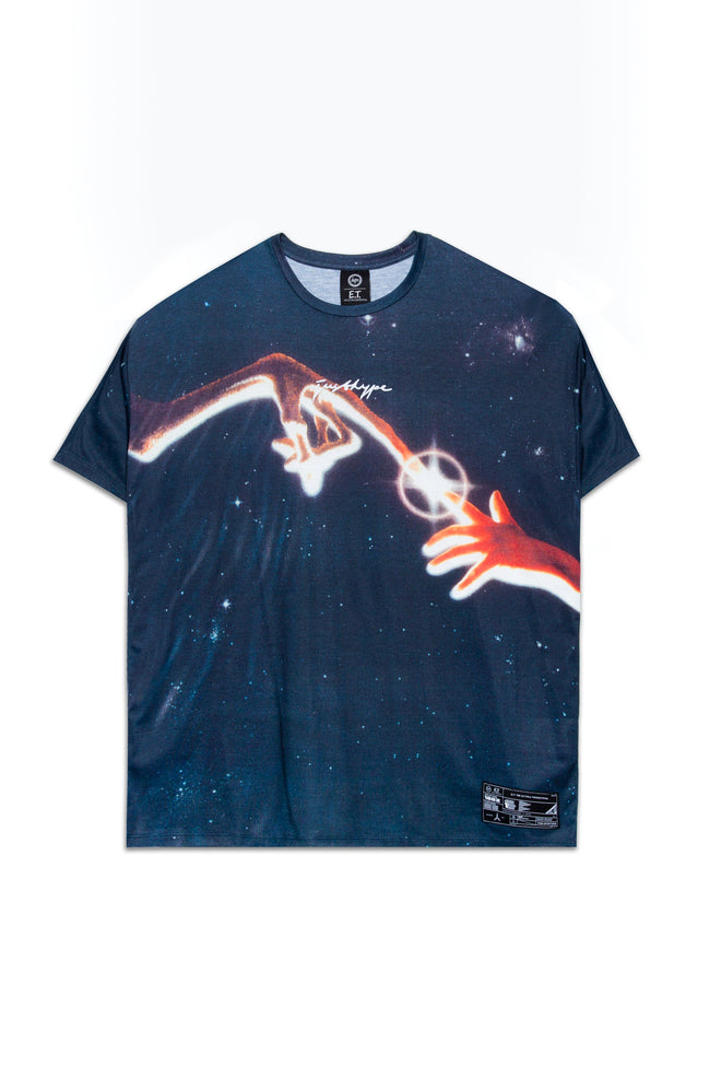 HYPE X E.T TOUCHING HANDS GRAPHIC ADULT T-SHIRT