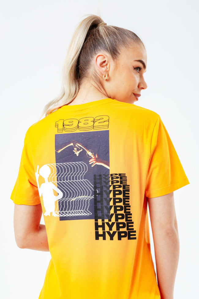 HYPE X E.T ORANGE BACK PRINT ADULT T-SHIRT