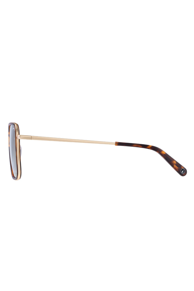 HYPE BLOCK GOLD TORTOISE SHELL SUNGLASSES