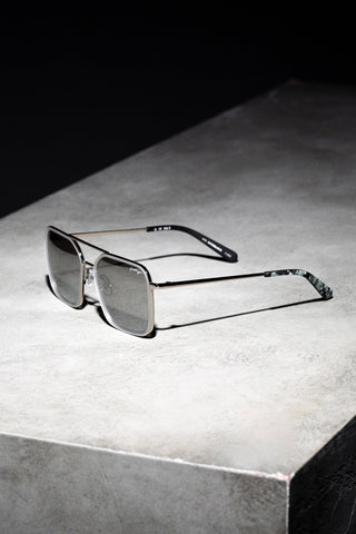 HYPE BLOCK SILVER SUNGLASSES