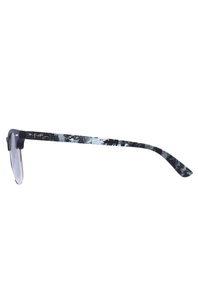 HYPE CLUB LOW BLACK SILVER SUNGLASSES