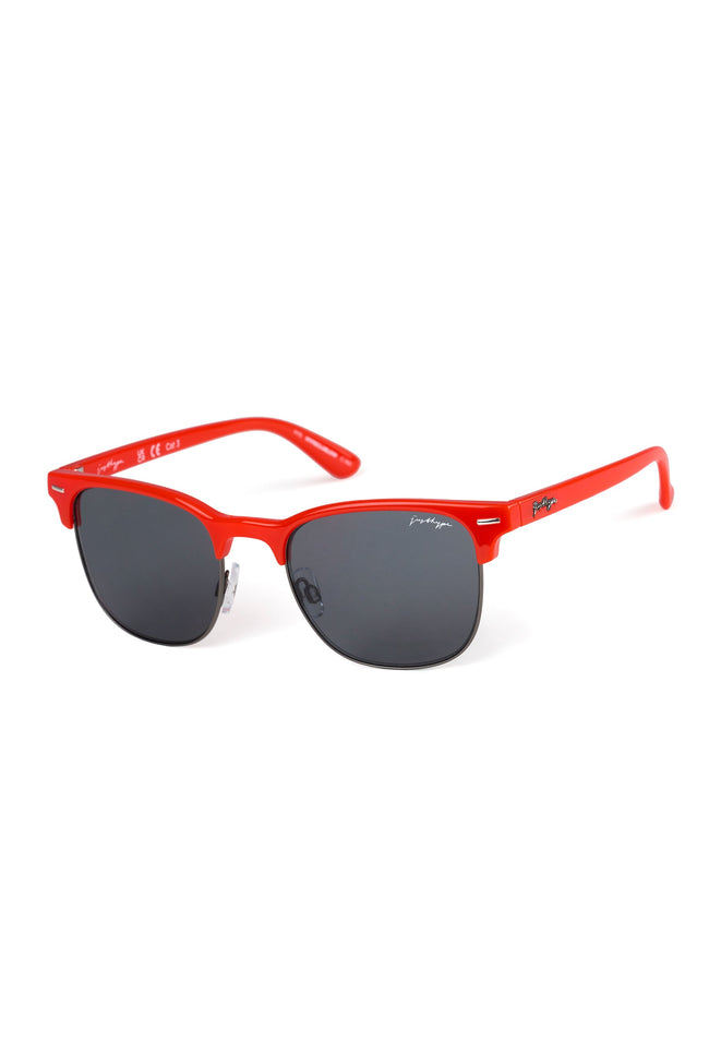 HYPE CLUB LOW RED SUNGLASSES