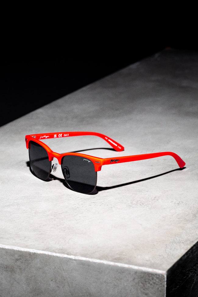 HYPE CLUB LOW RED SUNGLASSES