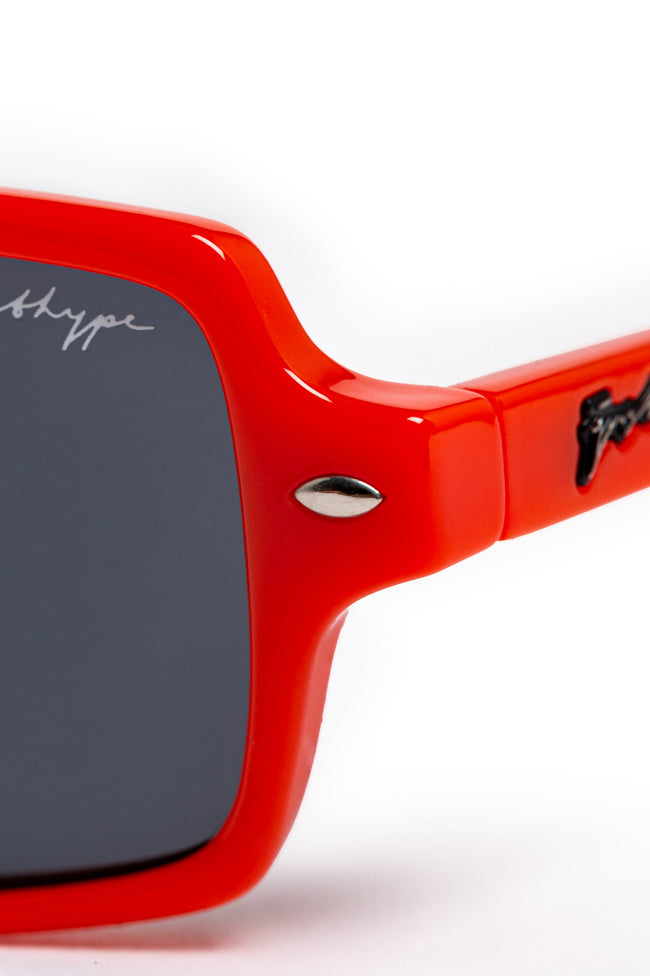 HYPE CUBE RED SUNGLASSES