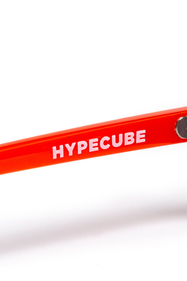 HYPE CUBE RED SUNGLASSES