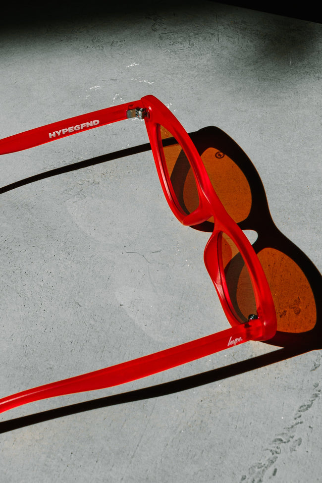 Hype Red Cat Eye Sunglasses