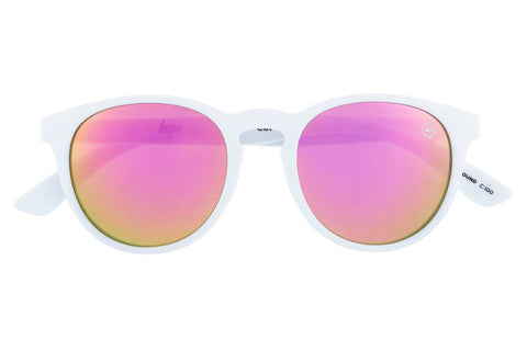 HYPE WHITE FLAMINGOS HYPEROUND SUNGLASSES