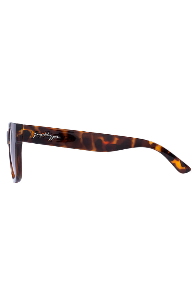 HYPE WAVE GOLD TORTOISE SHELL SUNGLASSES