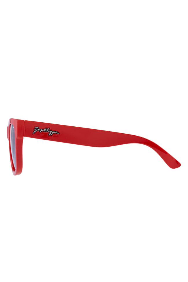 HYPE WAVE RED SUNGLASSES