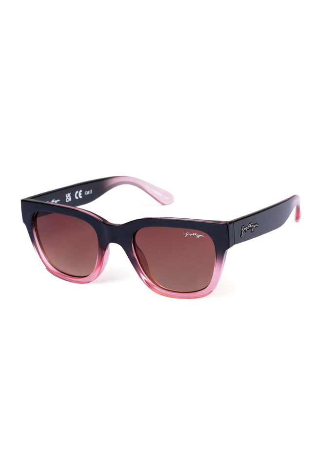 HYPE WAVE BLACK PINK SUNGLASSES