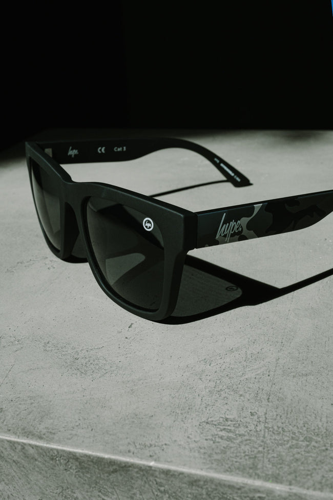 Hype Black Camo Speckle Sunglasses