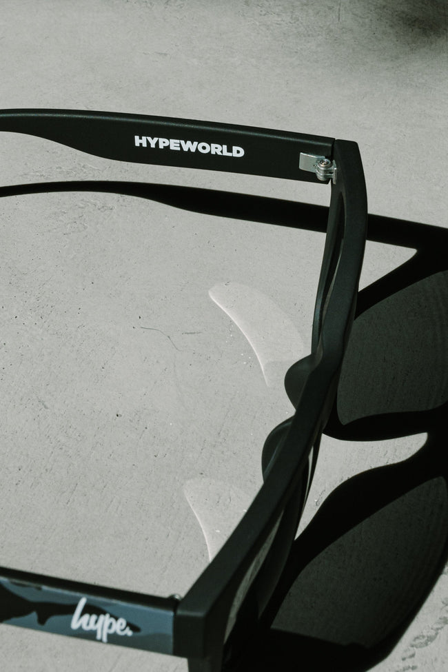 Hype Black Camo Speckle Sunglasses